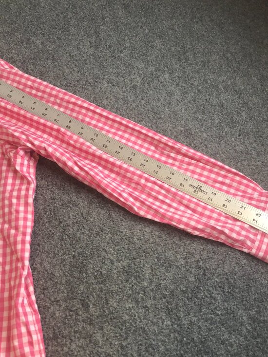 Johnnie-O Mens Performance Shirt Men XXL Pink Check Gingham Stretch Button - Picture 4 of 10